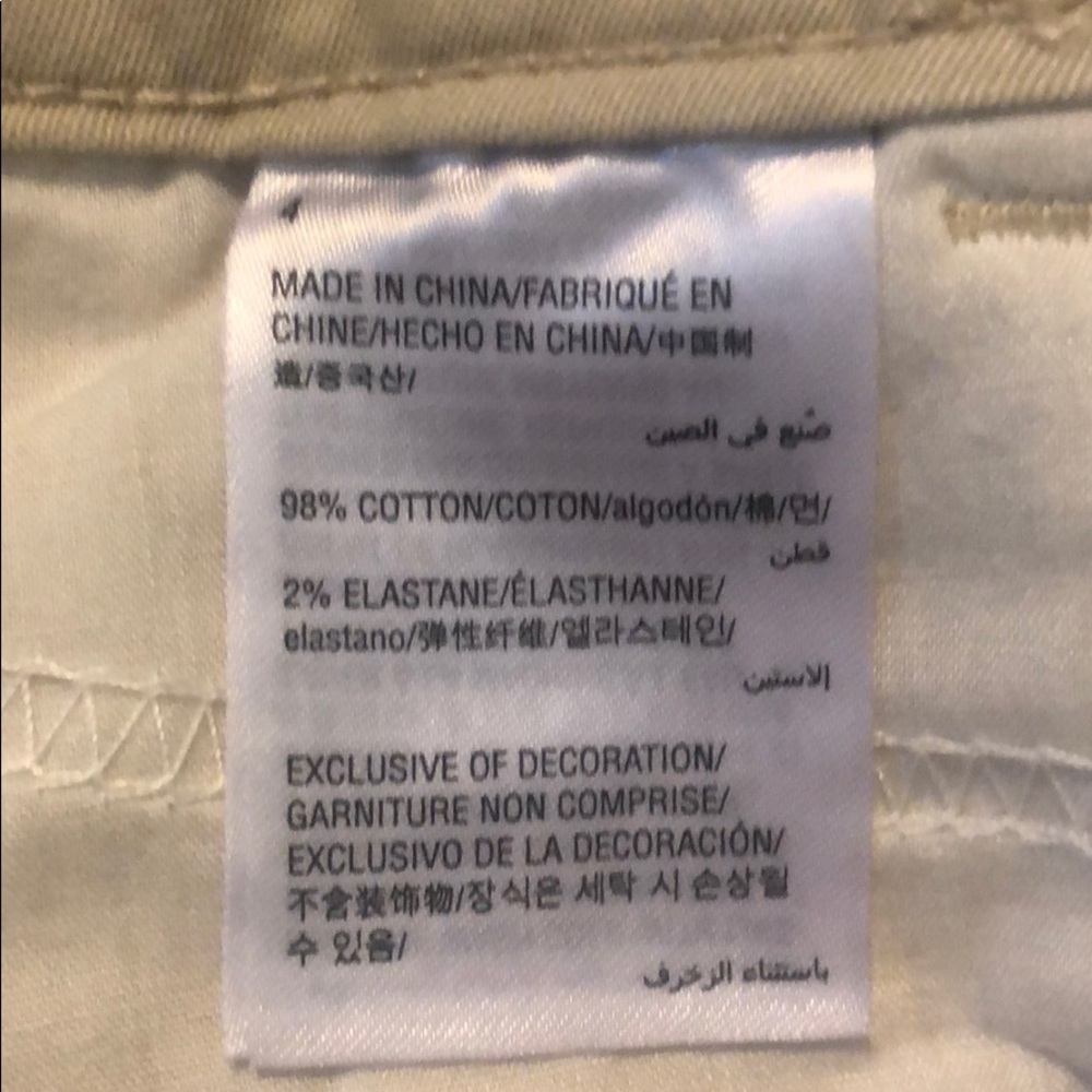 Charter Club Tummy Control Chino Shorts - Picture 8 of 8
